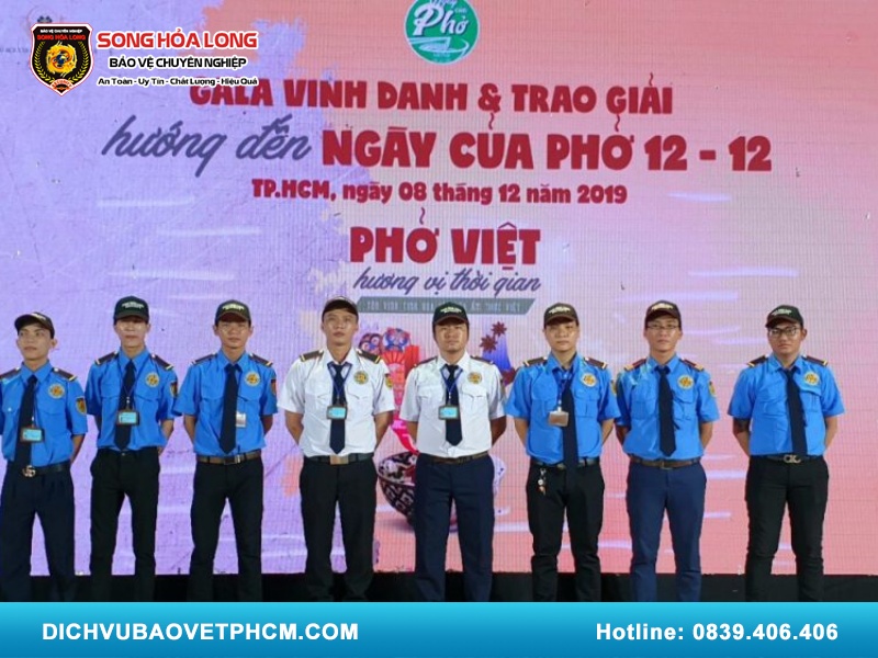 Giá thuê dịch vụ bảo vệ sự kiện