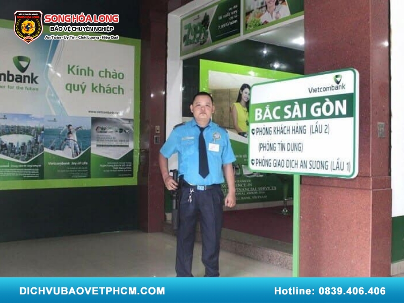 Lương bảo vệ ngân hàng Vietcombank